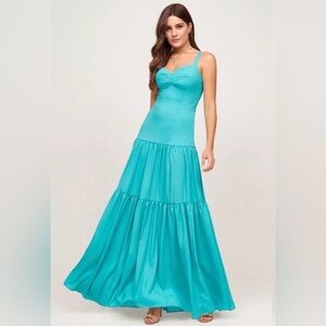 NWT Lore Turquoise Maxi Dress Size Medium